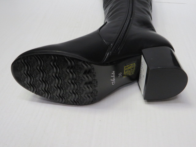 Kozaki Damskie JQ7035 BLACK 36-41 2