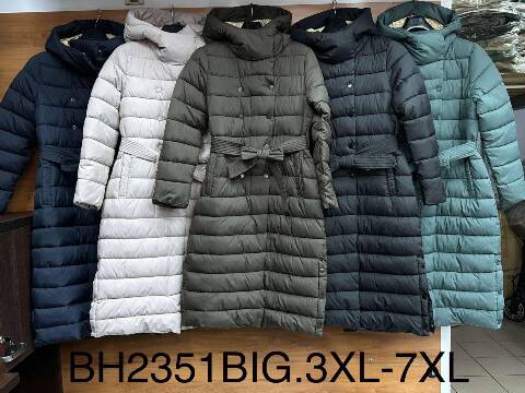 Płaszcze  zimowe damskie BH2351BIG 1 kolor 3XL-7XL