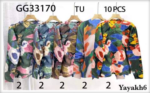 Sweter damskie GG33170 Mix kolor Standard