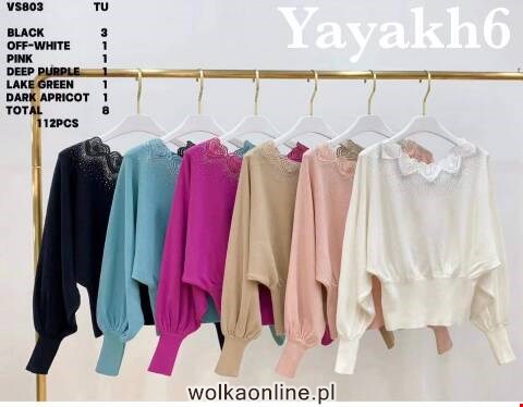 Sweter damskie VS803 Mix kolor Standard