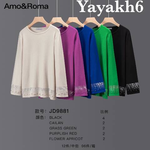 Sweter Damskie JD9881 Mix kolor Standard 1