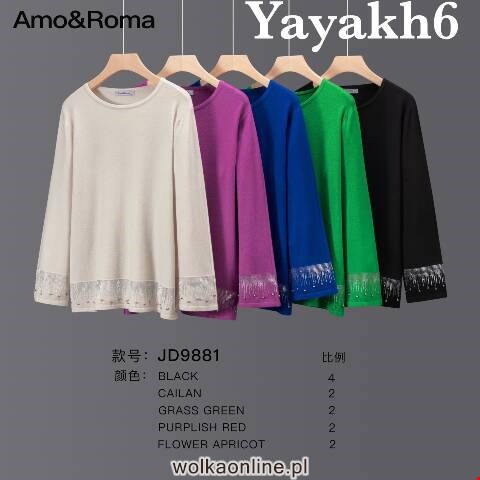 Sweter Damskie JD9881 Mix kolor Standard