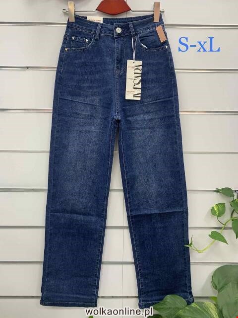 Jeansy damskie BQ9023 1 kolor S-XL