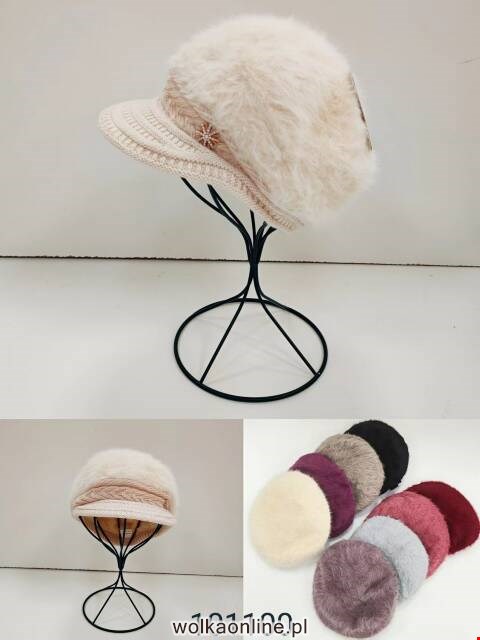 Beret damskie 101100 Mix kolor Standard