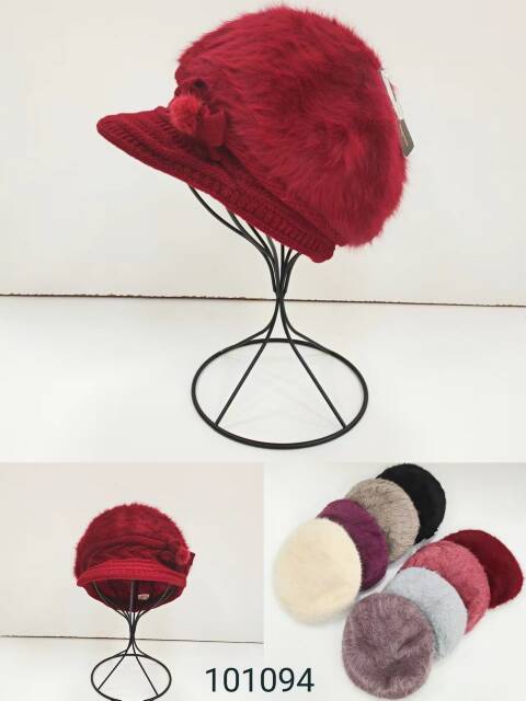 Beret damskie 101094 Mix kolor Standard
