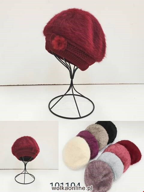 Beret damskie 101104 Mix kolor Standard