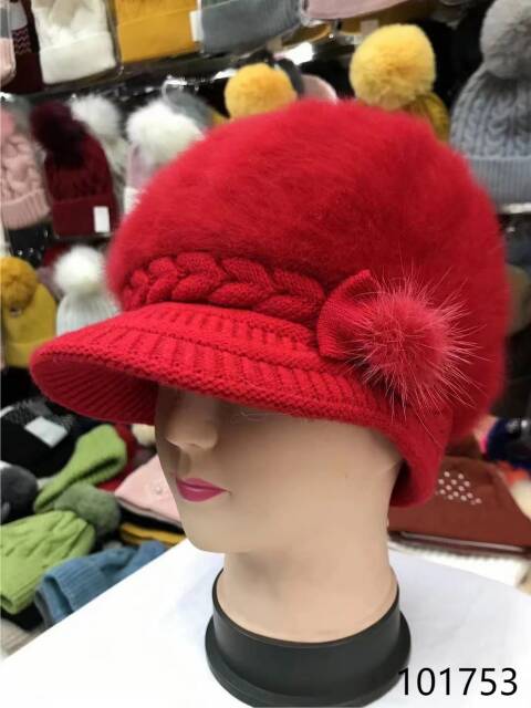 Beret damskie 101753 Mix kolor Standard