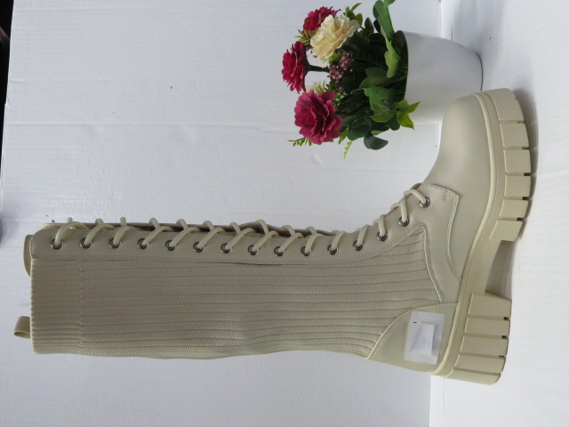 Kozaki damskie JW171 BEIGE 36-41 3