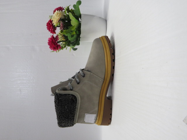 Botki Damskie 8005 GREY 36-41 OCIEPLANE 3