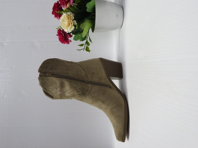 Botki damskie 9609A KHAKI 36-41 3