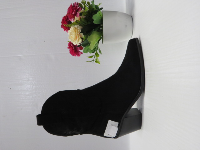 Botki damskie 9609A BLACK 36-41