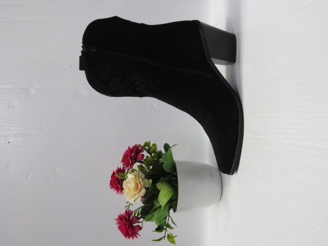 Botki damskie 9609A BLACK 36-41 2