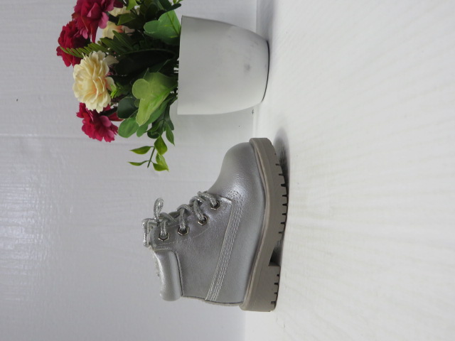 Botki Dziecięce 20306-1G SILVER 19-24 OCIEPLANE