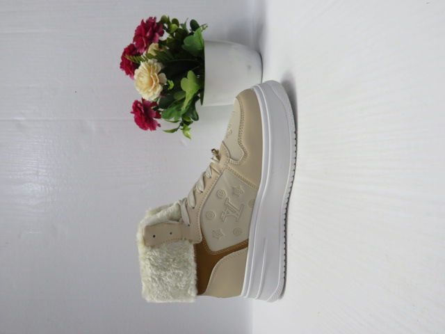 Botki damskie MB158-2 BEIGE 36-41 OCIEPLANE 4