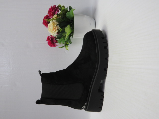 Botki damskie H8-622 BLACK 36-41 OCIEPLANE 1