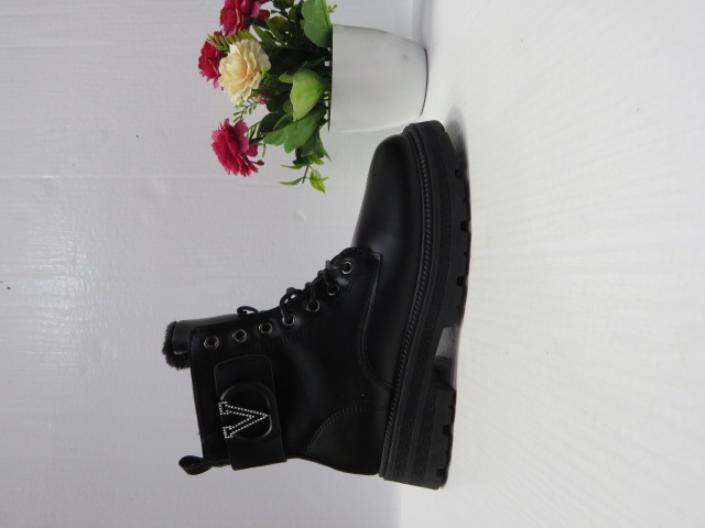 Botki damskie 288-98 BLACK 36-41 OCIEPLANE