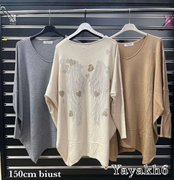 Sweter damskie 3635 Mix KOLOR  Standard