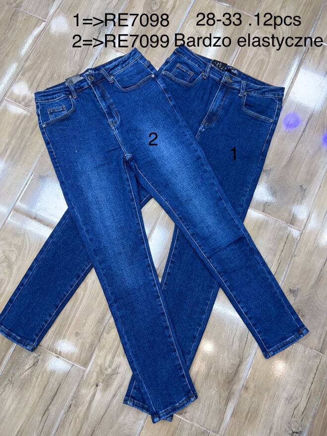 Jeansy damskie RE7098 1 kolor  XS-XL 1