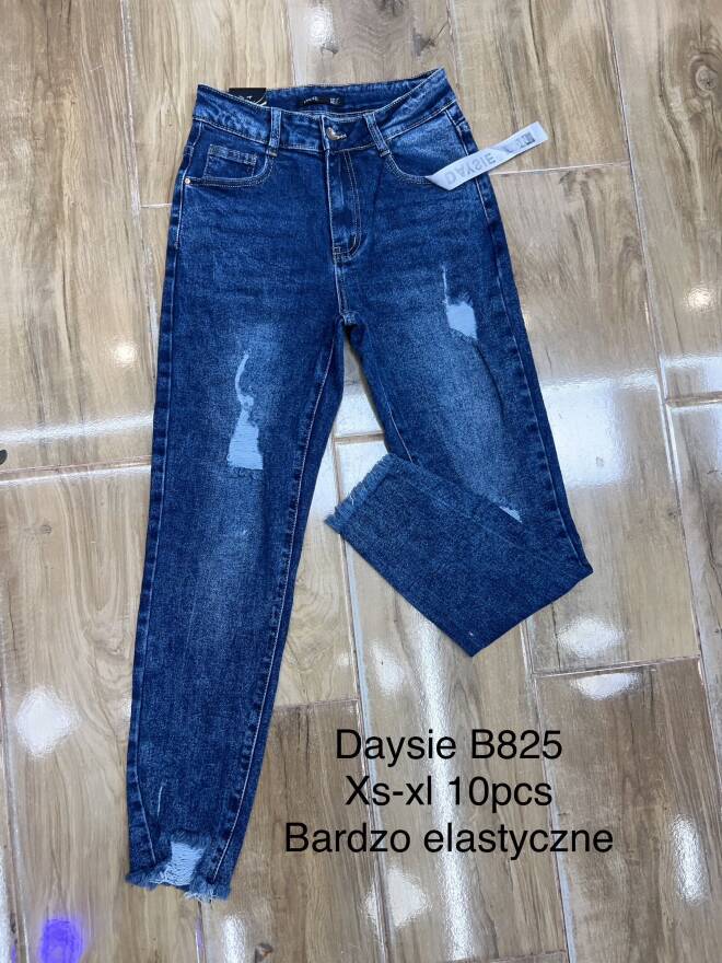 Jeansy damskie B825 1 kolor  XS-XL 1