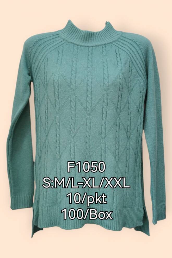 Sweter damskie F1050 MIX KOLOR  M-2XL