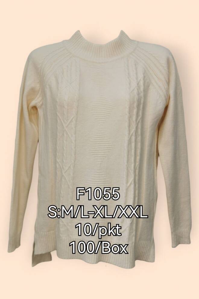 Sweter damskie F1055 MIX KOLOR  M-2XL 1