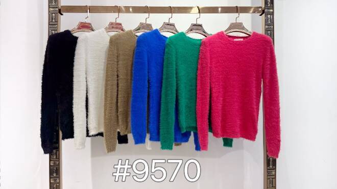 Sweter damskie 9570 MIX KOLOR  Standard