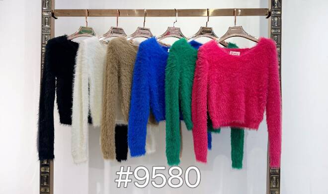 Sweter damskie 9580 MIX KOLOR  Standard