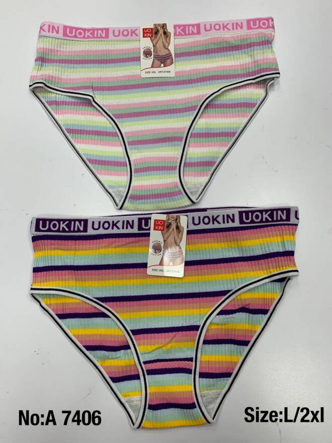 Majtki damskie A7406 Mix KOLOR  L-2XL