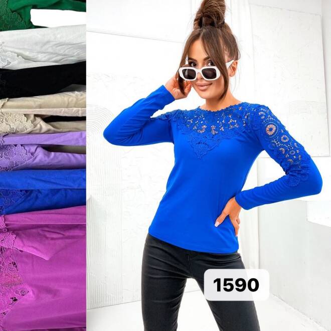 Sweter damskie 1590 Mix KOLOR  S/M-L/XL