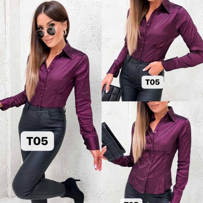 Koszula damskie T05 Mix KOLOR  M-2XL 1