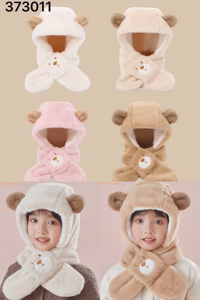 Czapka dziewczęcy 373011 Mix KOLOR  Standard