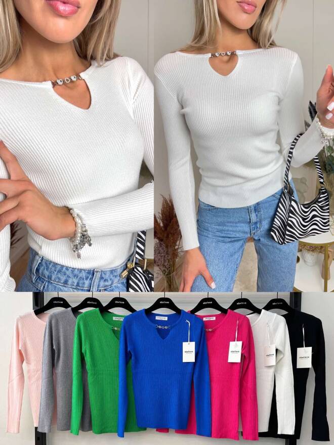 Sweter damskie 4734 MIX KOLOR  S/M-L/XL 1