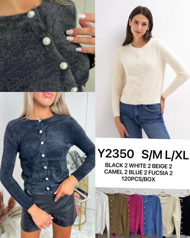 Sweter damskie Y2350 MIX KOLOR  S/M-L/XL 1