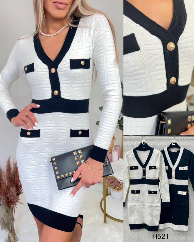 Sukienka damskie 4744 MIX KOLOR  Standard