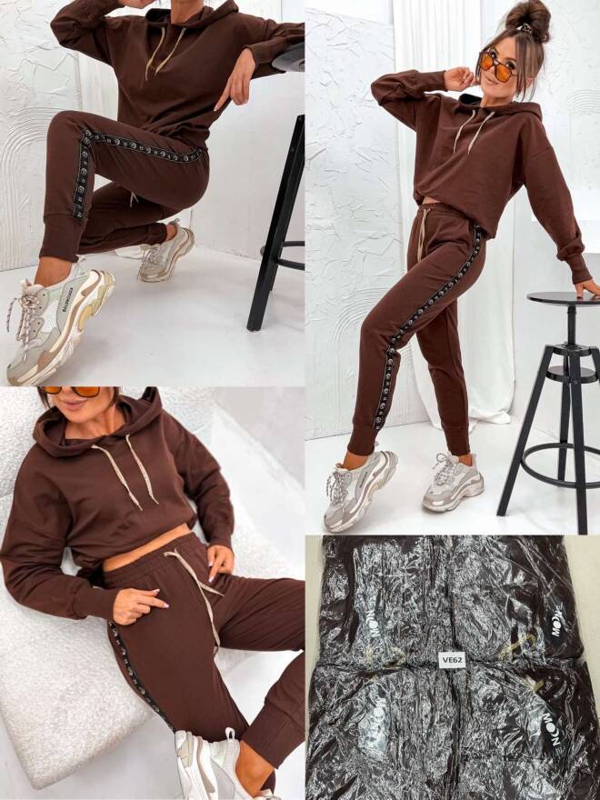 Komplet damskie 4754 1 kolor  S-XL