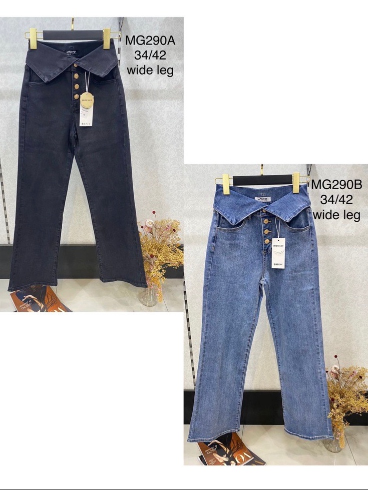 Jeansy damskie MG290A 1 kolor 34-42