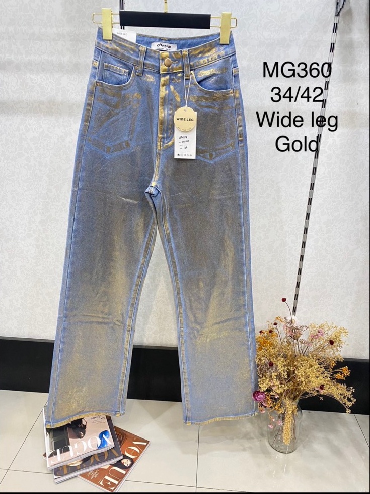 Jeansy damskie MG360 1 kolor 34-42 1