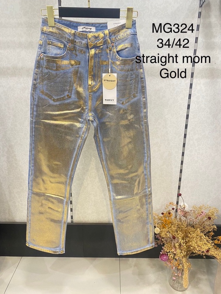 Jeansy damskie MG324 1 kolor 34-42