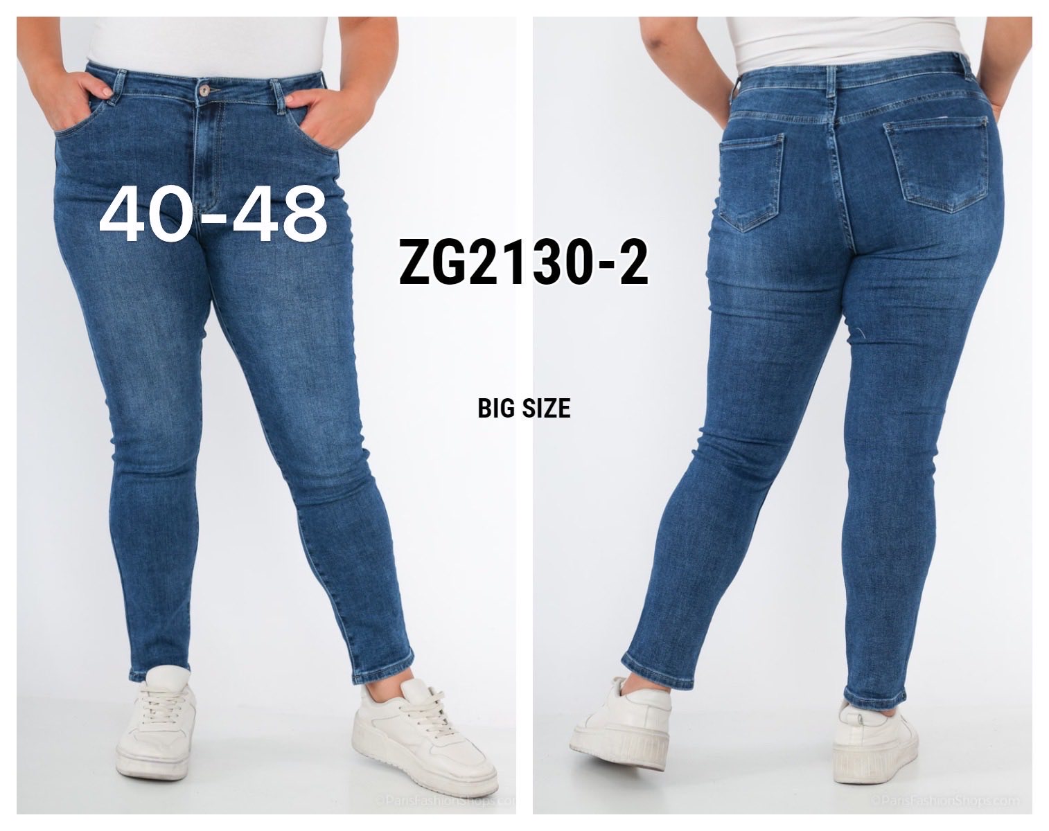 Jeansy damskie ZG2130-2 1 kolor 40-48