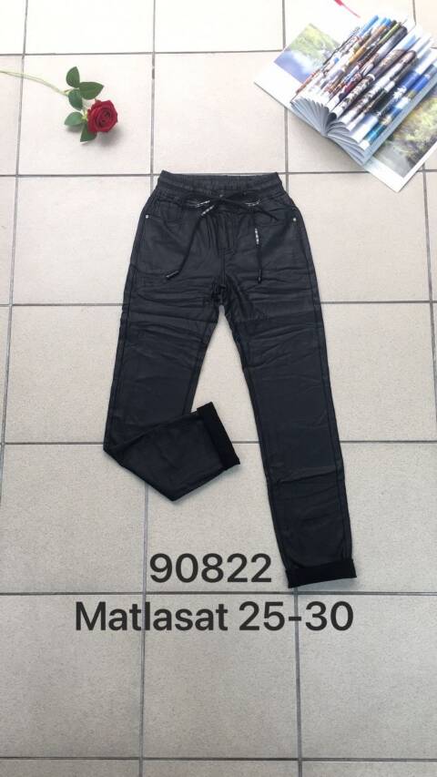 Spodnie z eko-skóry damskie 90822 1 kolor 25-30