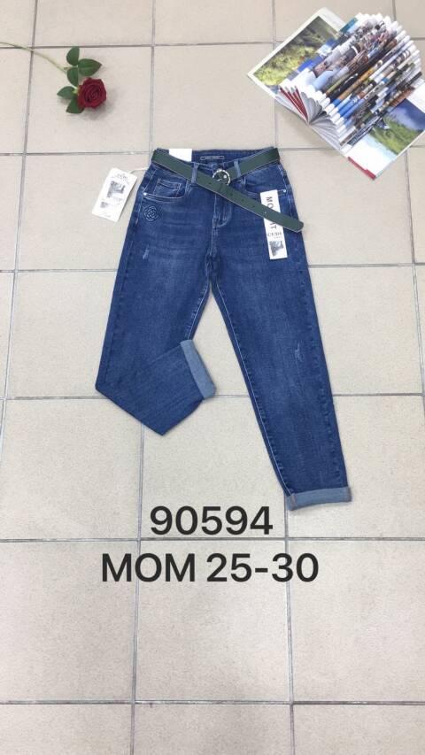 Jeansy damskie 90594 1 kolor 25-30