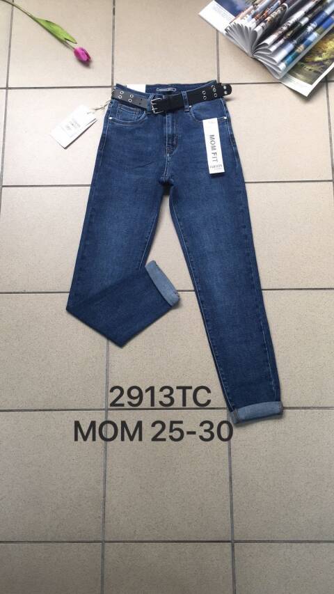 Jeansy damskie 2913TC 1 kolor 25-30