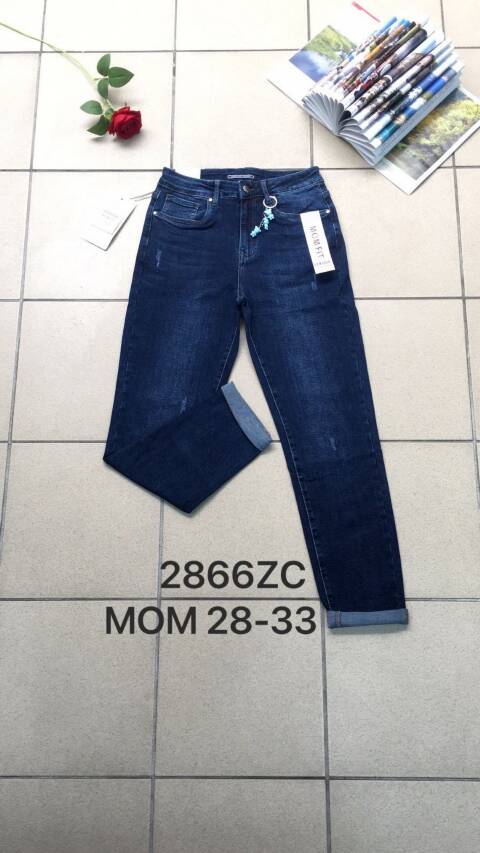 Jeansy damskie 2866ZC 1 kolor 28-33 1