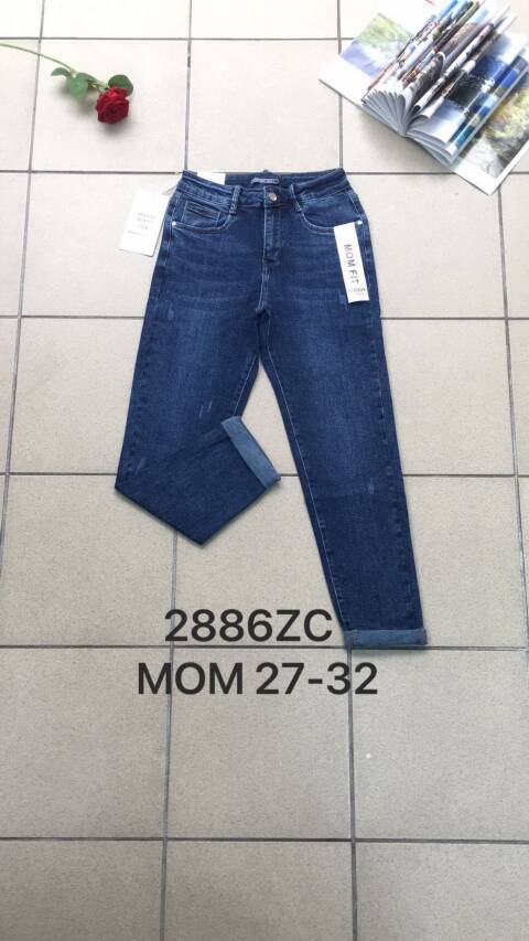 Jeansy damskie 2886ZC 1 kolor 27-32