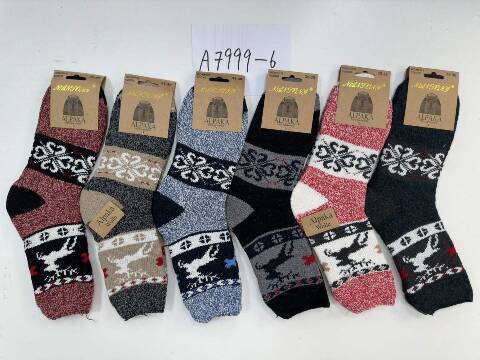 Skarpety Alpaka męskie A7999-6 Mix kolor 35-42