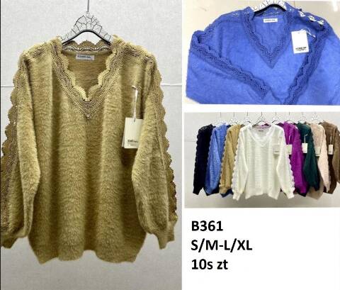 Sweter damskie B361 Mix kolor S/M-L/XL 1