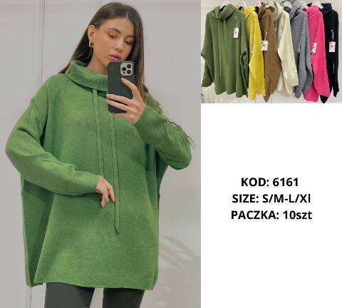 Sweter damskie 6161 Mix kolor S/M-L/XL