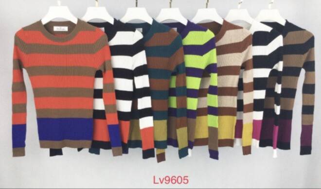 Sweter damskie LV9605 MIX KOLOR  S-XL 1