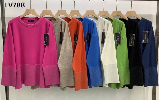 Sweter damskie LV788 MIX KOLOR  M-2XL 1