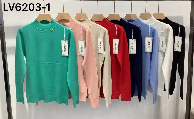 Sweter damskie LV6203-1 MIX KOLOR  S-XL